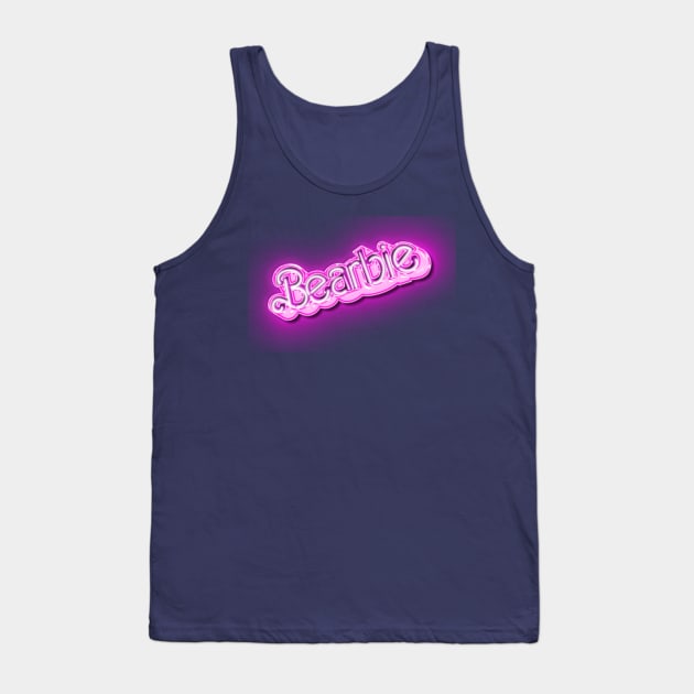 Neon BEARBIE Tank Top by ART by RAP